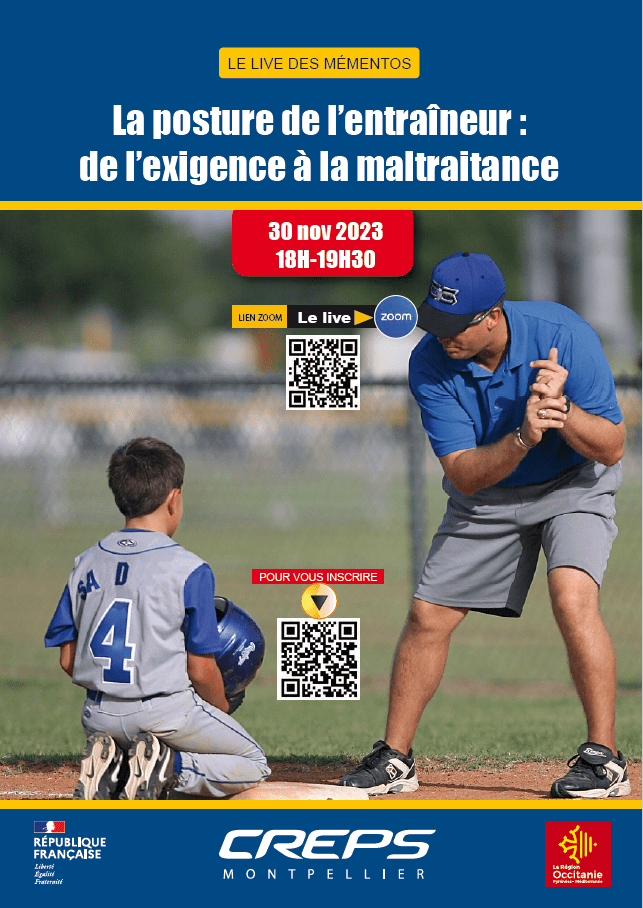 Replay – 30 novembre 2023 – La posture de l&rsquo;entraîneur : de l&rsquo;exigence à la&nbsp;maltraitance